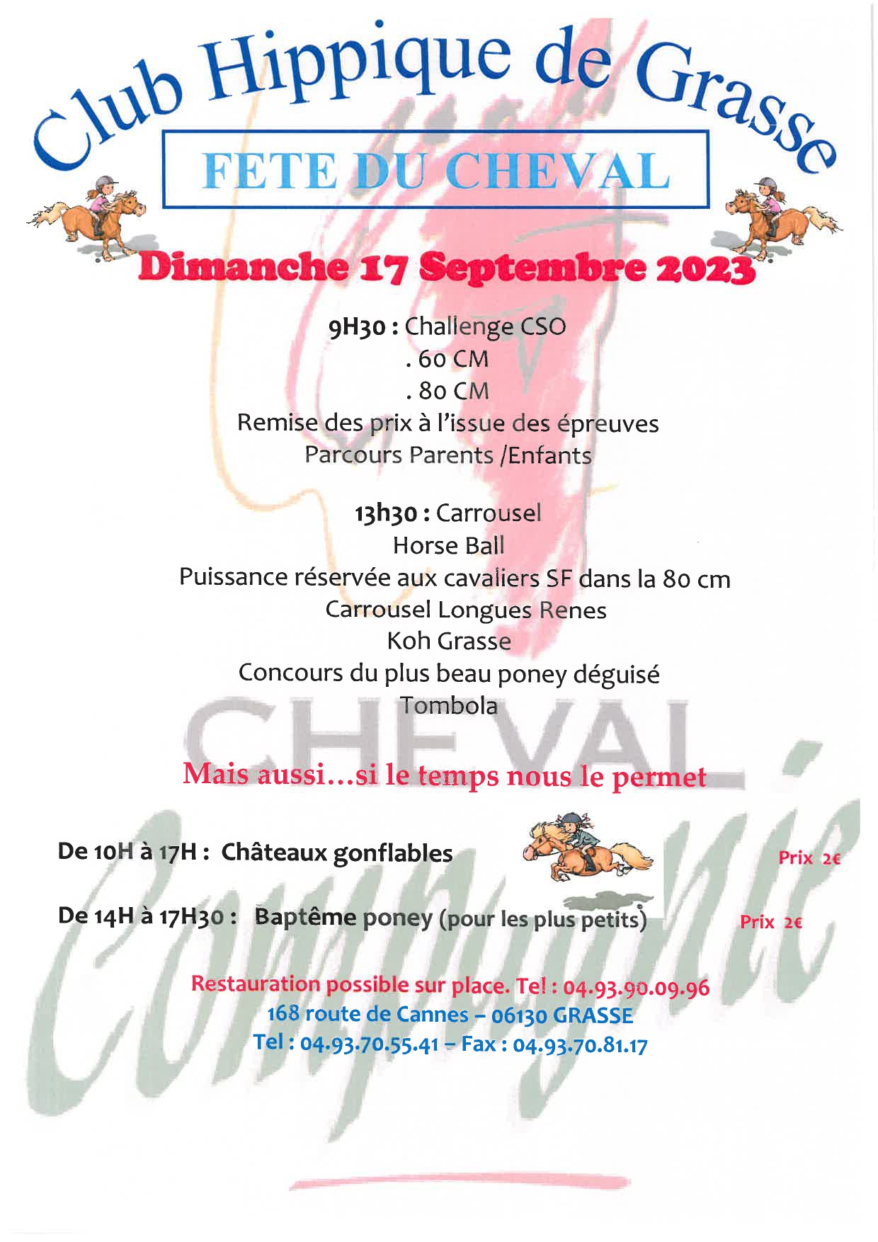 FETE DU CHEVAL 2023